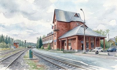 Камера хранения на вокзале Сортавала