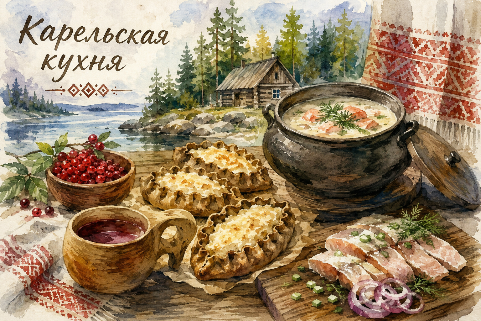 Карельская кухня — что попробовать в Сортавала