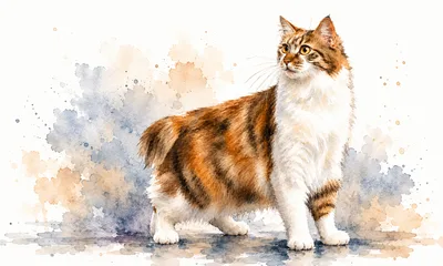 Карельский бобтейл — кошка с хвостом-помпоном и памятник в Сортавала