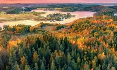Остров Риеккалансаари — крупнейший остров Ладоги
